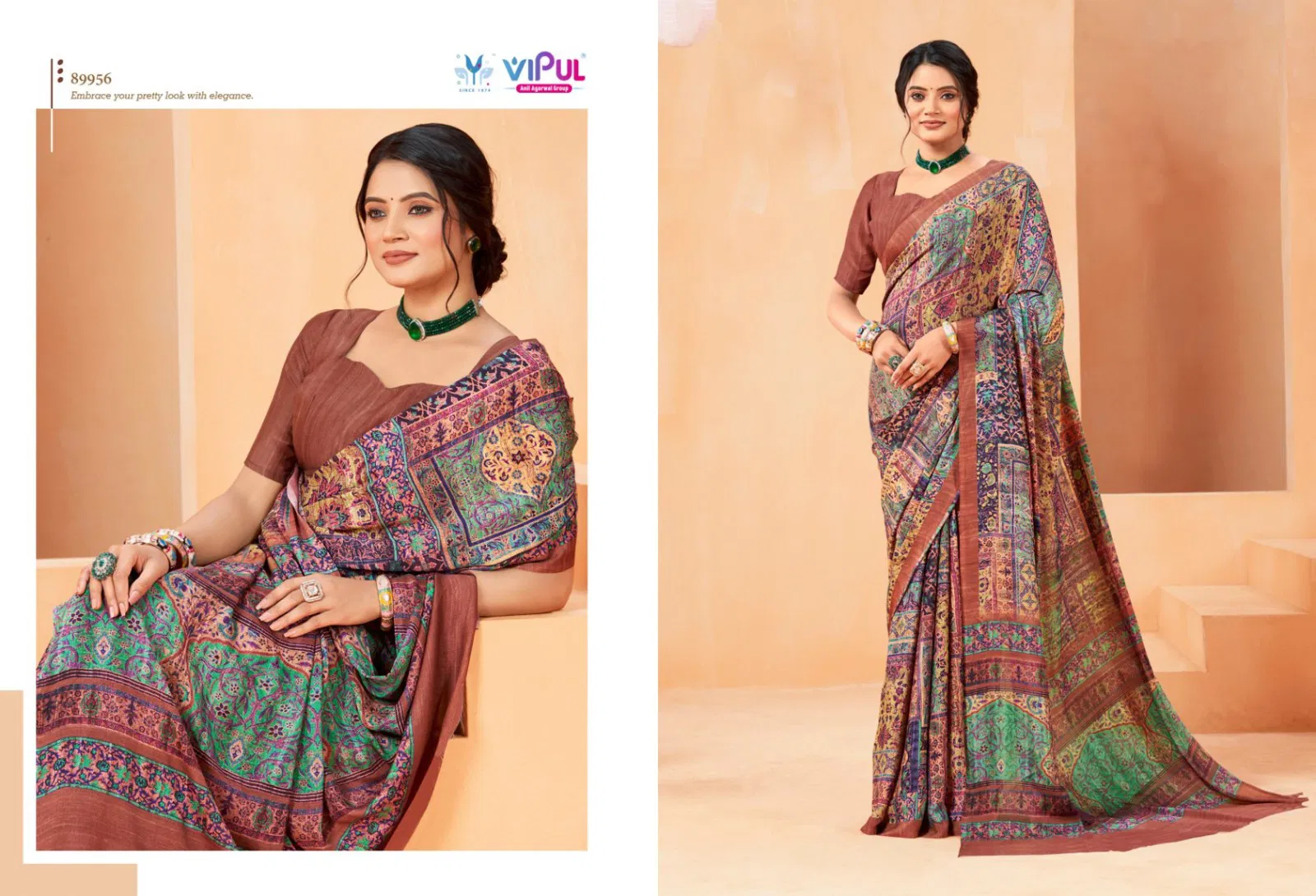 Antique Royal Vol 14 By Vipul Crewa Georgette Saree Suppliers In India